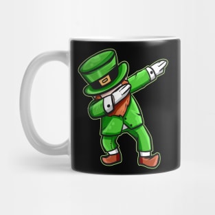 Kawaii Dabbing Leprechaun for St. Patricks Day Mug